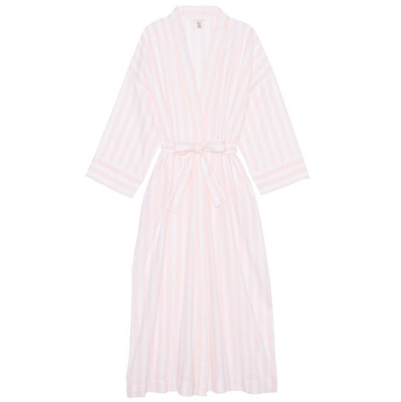 Victoria's Secret Other - Victoria Secret Modal Cotton Long Robe Size M/L NWT